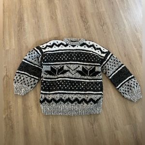 Vintage men’s wool fisherman’s sweater